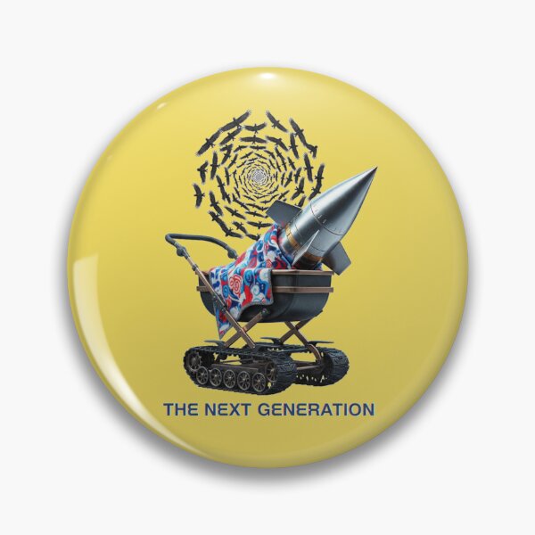Item preview, The Next Generation – Anti-War Satirical Rocket Baby Stroller | Dark Political Art designed and sold by puzzell.