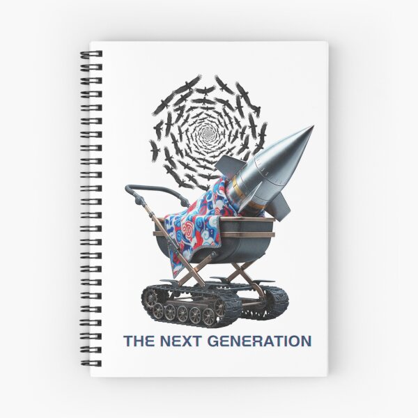 Item preview, The Next Generation – Anti-War Satirical Rocket Baby Stroller | Dark Political Art designed and sold by puzzell.