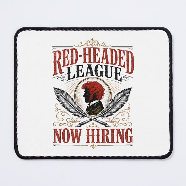 Item preview, Sherlock Holmes Red-Headed League Now Hiring Vintage Poster Art designed and sold by Fenay Designs.