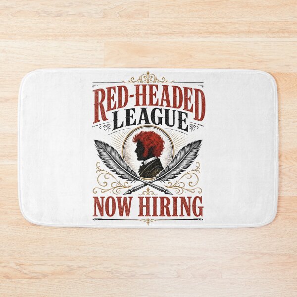 Item preview, Sherlock Holmes Red-Headed League Now Hiring Vintage Poster Art designed and sold by Fenay Designs.