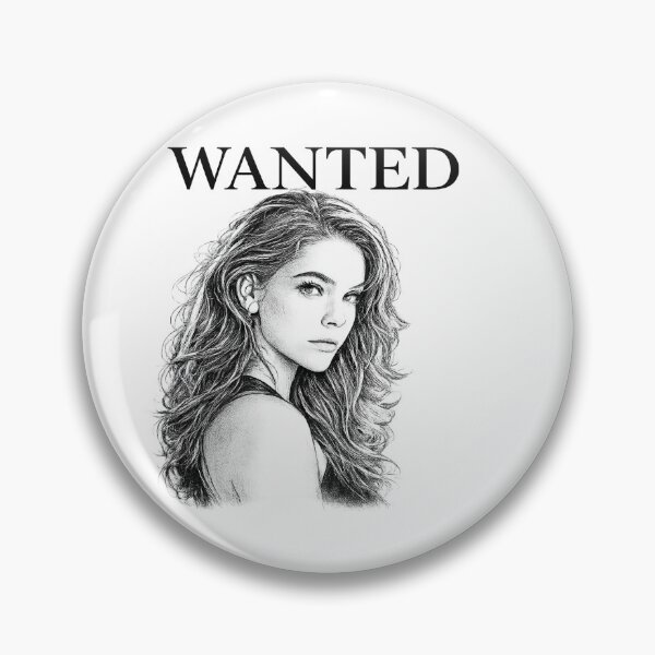 Item preview, WANTED – FEARLESS WOMAN VINTAGE BLACK AND WHITE PORTRAIT designed and sold by MMRE.