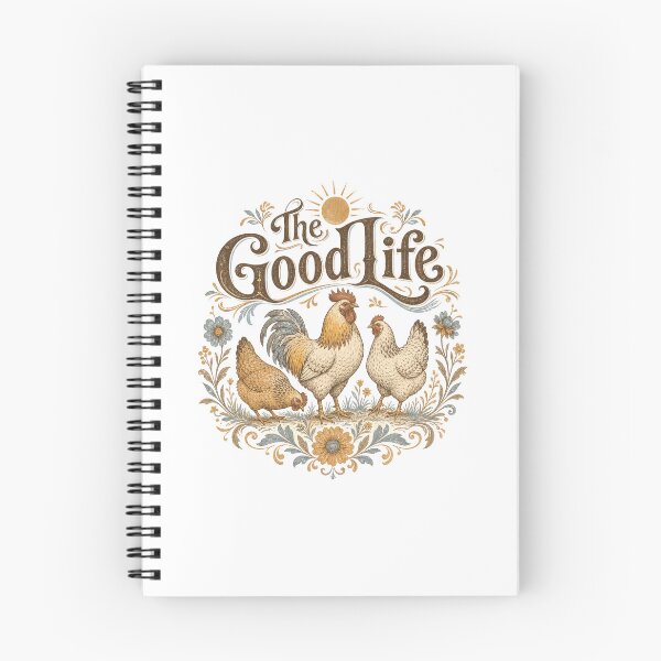 Item preview, The Good Life Farm Rooster Hen Chicken Design designed and sold by AntiqueImages.
