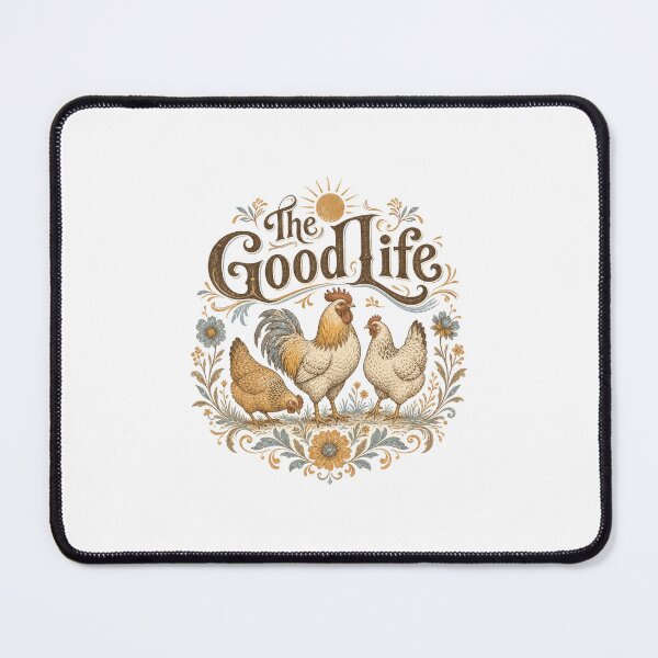 Item preview, The Good Life Farm Rooster Hen Chicken Design designed and sold by AntiqueImages.