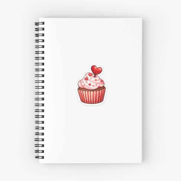 Item preview, Cute Valentine Cupcake Sticker | Heart Dessert | Kawaii Love Cupcake | Transparent PNG designed and sold by Ishratparween11.