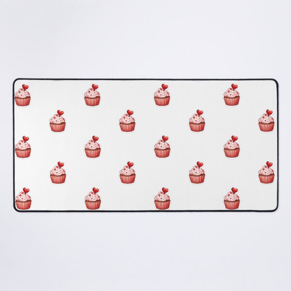 Item preview, Cute Valentine Cupcake Sticker | Heart Dessert | Kawaii Love Cupcake | Transparent PNG designed and sold by Ishratparween11.