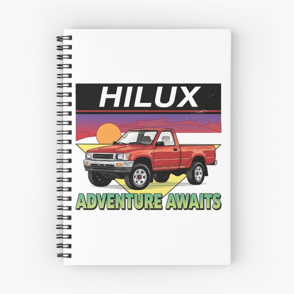 Item preview, Retro Style Hilux Truck 90s Adventure Awaits Offroad [White Shirt Only] designed and sold by Off-Road-Zone.