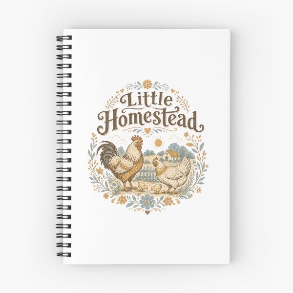Item preview, Little Homestead Farm Life Chickens Rooster Chicks designed and sold by AntiqueImages.