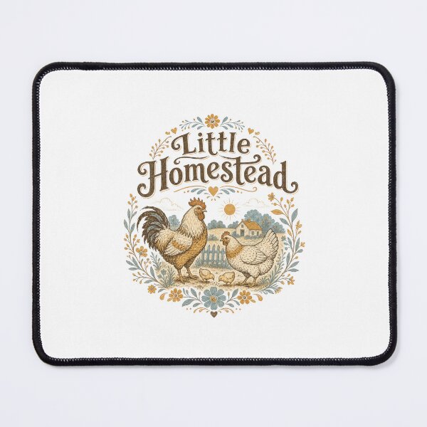 Item preview, Little Homestead Farm Life Chickens Rooster Chicks designed and sold by AntiqueImages.