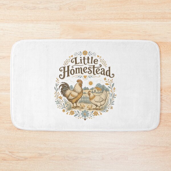 Item preview, Little Homestead Farm Life Chickens Rooster Chicks designed and sold by AntiqueImages.
