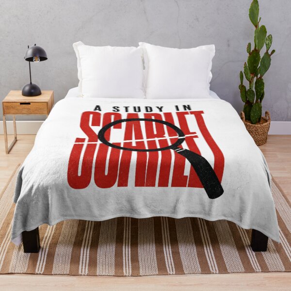 Item preview, Sherlock Holmes A Study in Scarlet Minimalist Typography Design designed and sold by Fenay Designs.