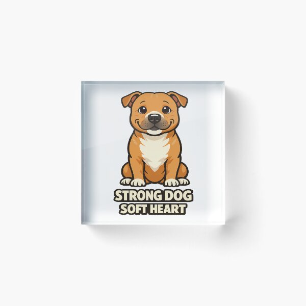 Item preview,  Strong Dog Soft Heart designed and sold by BestFriendTees.