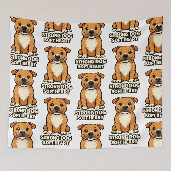 Item preview,  Strong Dog Soft Heart designed and sold by BestFriendTees.