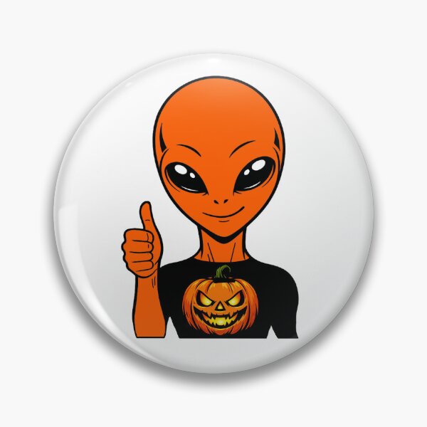 Item preview, Zorgo Halloween – Pumpkin Shirt Alien | Cute Halloween Pumpkin Graphic | Funny Sci-Fi T-Shirt by The Visitors designed and sold by The-Visitors.