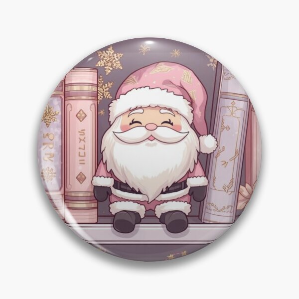 Item preview, Santa Cake: Enchanted Christmas with Books and Flowers designed and sold by BriSher.