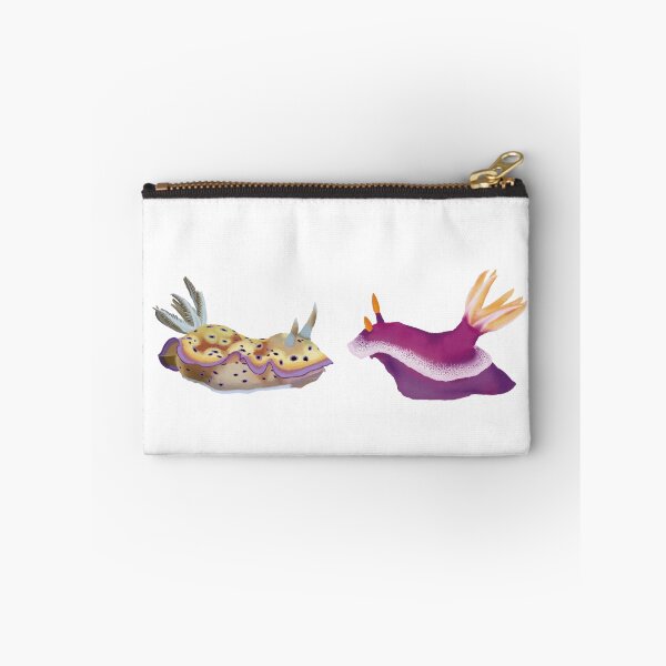 Item preview, Nudibranch duo - yellow and pink sea slug designed and sold by Poulpimousse.
