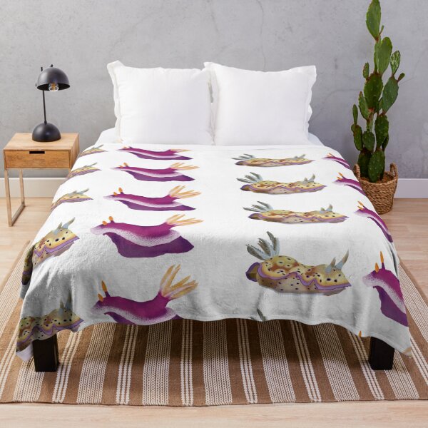 Item preview, Nudibranch duo - yellow and pink sea slug designed and sold by Poulpimousse.