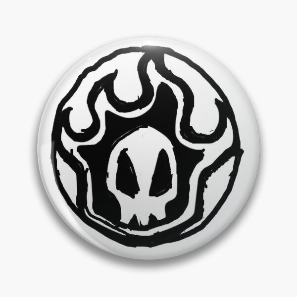 Item preview, Skull Fire Flame Substitute Soul Reaper Crest Emblem designed and sold by CosmicFna.