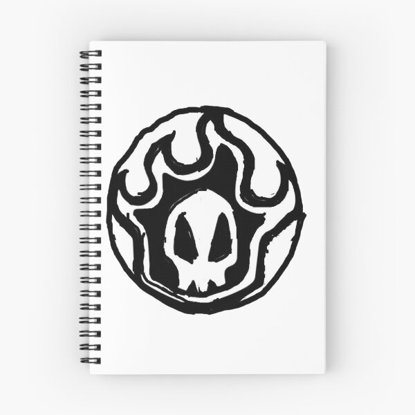 Item preview, Skull Fire Flame Substitute Soul Reaper Crest Emblem designed and sold by CosmicFna.