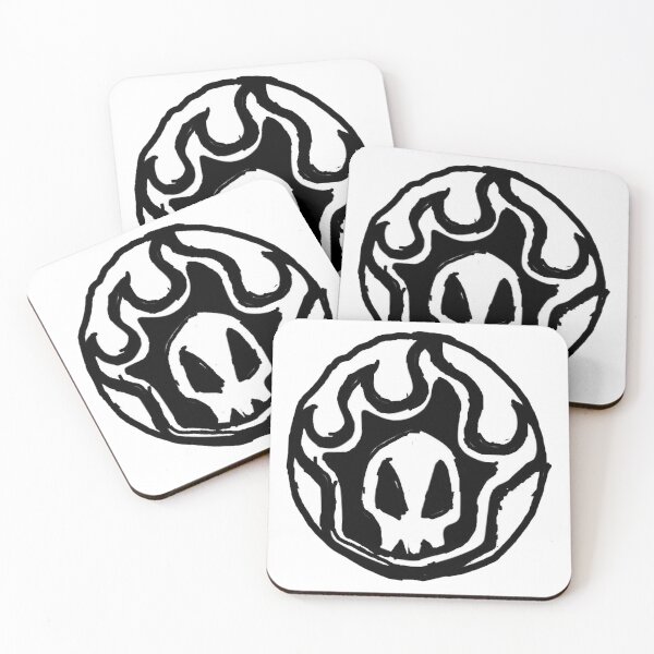 Item preview, Skull Fire Flame Substitute Soul Reaper Crest Emblem designed and sold by CosmicFna.