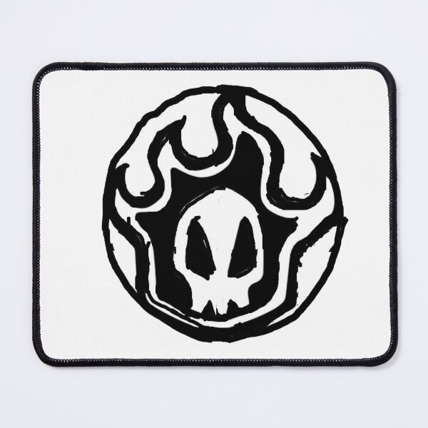 Item preview, Skull Fire Flame Substitute Soul Reaper Crest Emblem designed and sold by CosmicFna.