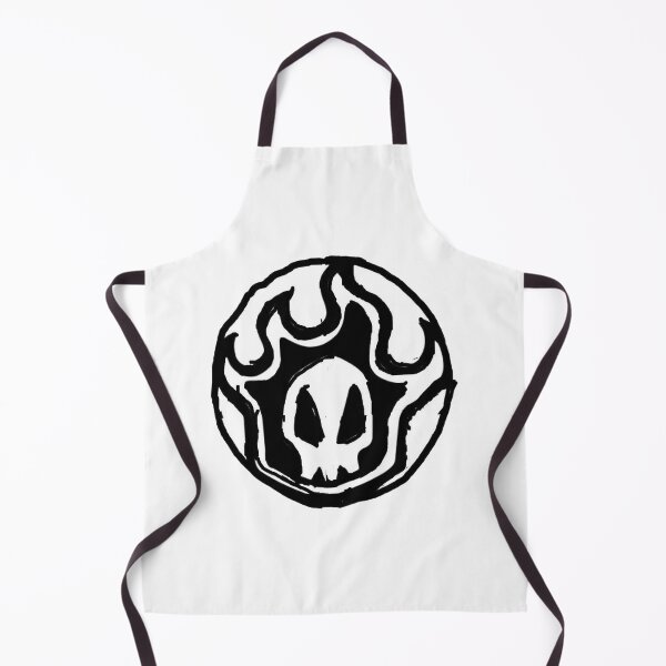 Item preview, Skull Fire Flame Substitute Soul Reaper Crest Emblem designed and sold by CosmicFna.