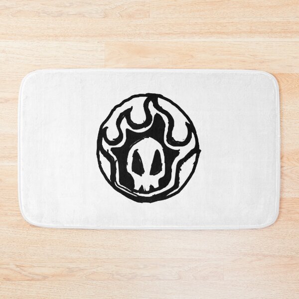 Item preview, Skull Fire Flame Substitute Soul Reaper Crest Emblem designed and sold by CosmicFna.