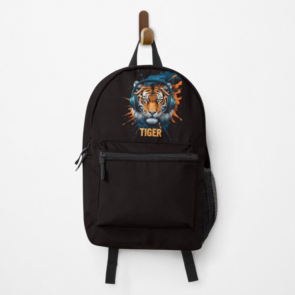 Item preview, Cool Tiger with Headphones designed and sold by Structure-Blue.