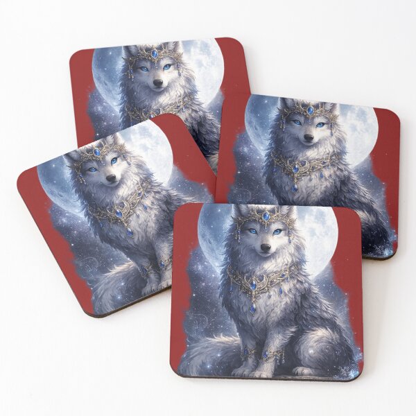 Item preview, Moon Wolf | Wild Spirit Typography Design designed and sold by VasiArtLab.