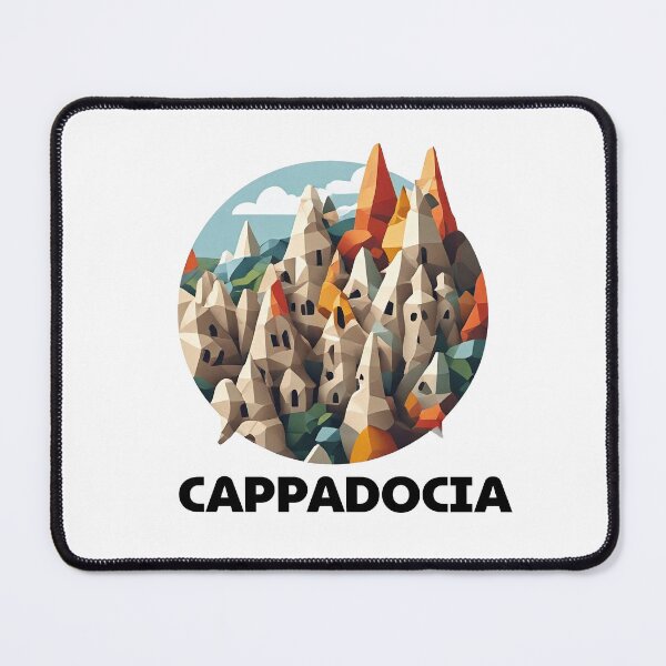 Item preview, Cappadocia Turkey Abstract Landscape Art designed and sold by OzzFrequency.