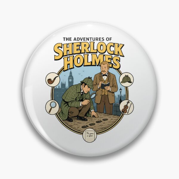 Item preview, The Adventures of Sherlock Holmes Game Is Afoot Comic Art designed and sold by Fenay Designs.