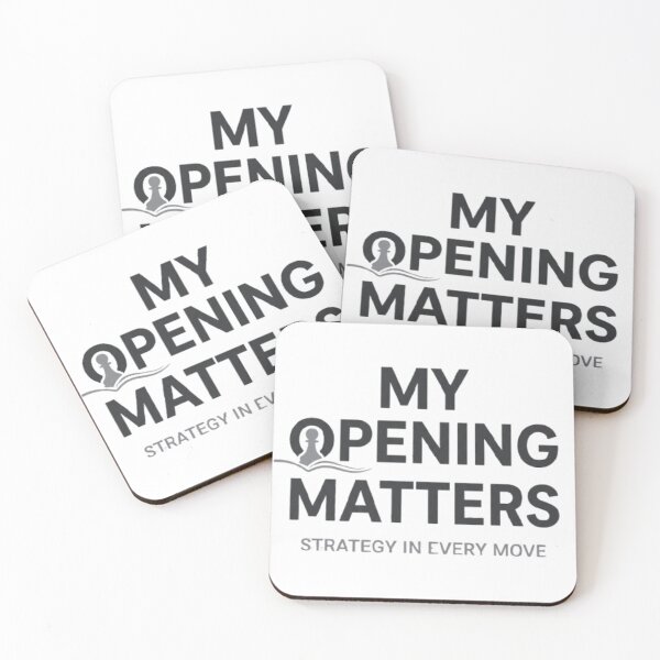Item preview, My Opening Matters Chess Shirt | Funny Chess Opening Strategy T-Shirt for Chess Players & Chess Lovers designed and sold by KnightVibe.