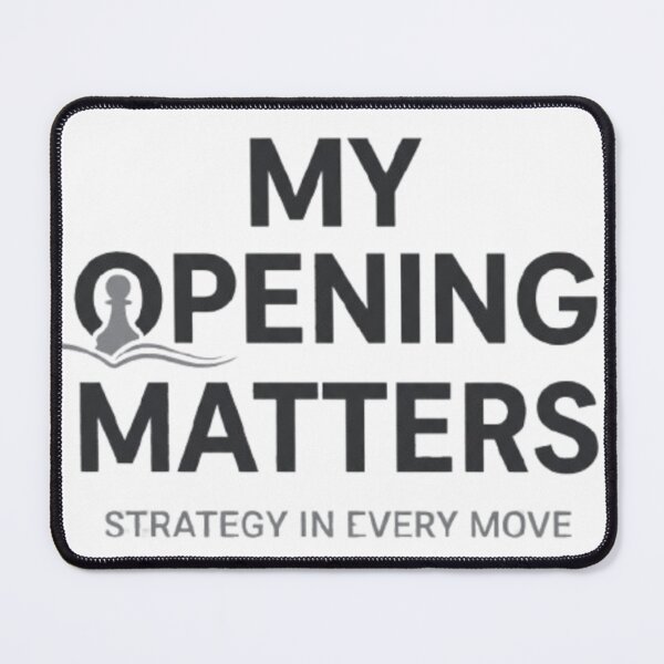 Item preview, My Opening Matters Chess Shirt | Funny Chess Opening Strategy T-Shirt for Chess Players & Chess Lovers designed and sold by KnightVibe.