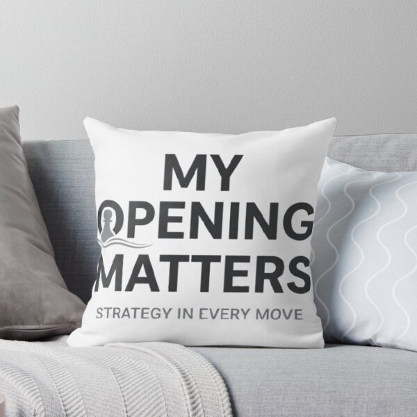 Item preview, My Opening Matters Chess Shirt | Funny Chess Opening Strategy T-Shirt for Chess Players & Chess Lovers designed and sold by KnightVibe.