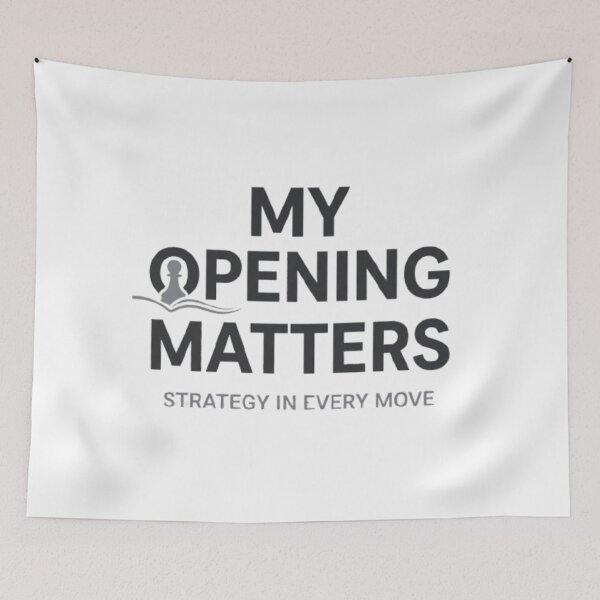 Item preview, My Opening Matters Chess Shirt | Funny Chess Opening Strategy T-Shirt for Chess Players & Chess Lovers designed and sold by KnightVibe.