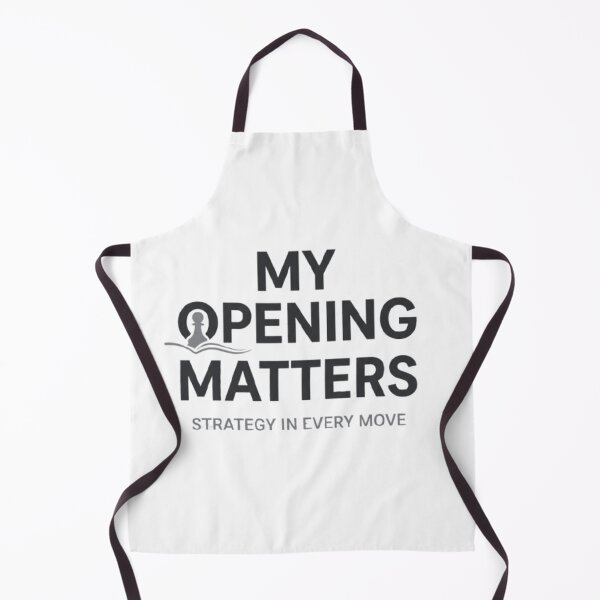 Item preview, My Opening Matters Chess Shirt | Funny Chess Opening Strategy T-Shirt for Chess Players & Chess Lovers designed and sold by KnightVibe.