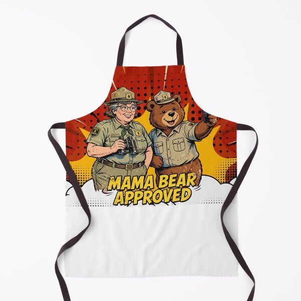 Item preview, Mama Bear Approved Female Park Ranger Selfie Comic Art Woman Park Ranger Gift designed and sold by Neurospicy Trolls.