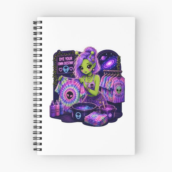 Item preview, Cosmic Days: Alien Tie-Dye Artist designed and sold by STICK-KAY things Co..