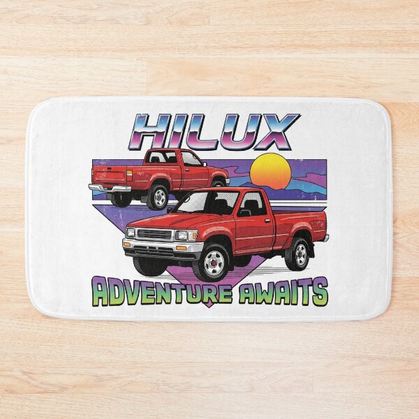 Item preview, Retro Style 90s Hilux Truck Adventure Awaits Offroad [White Shirt Only] designed and sold by Off-Road-Zone.