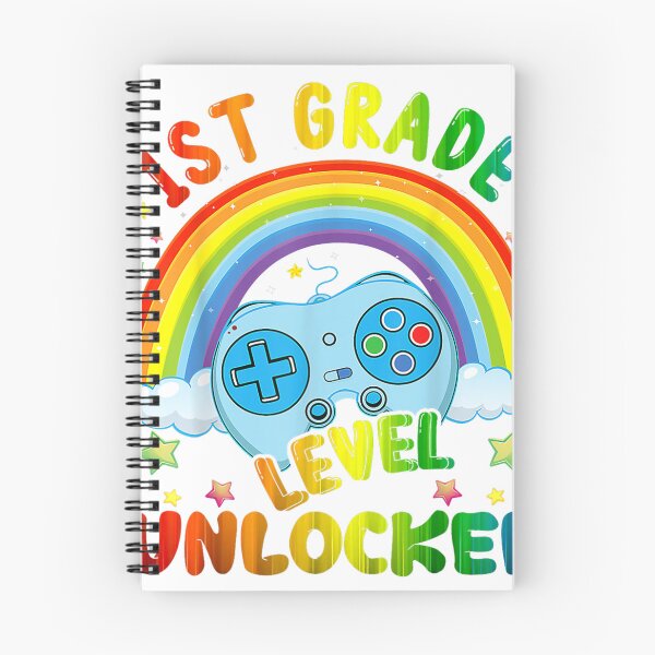 Item preview, Grade Level Unlocked Rainbow Back To School Boys Girls  designed and sold by Trezcharacts.