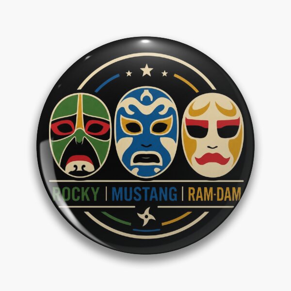 Item preview, Rocky Mustang Ram-Dam Ninja Design Classic Retro version two designed and sold by killem667.
