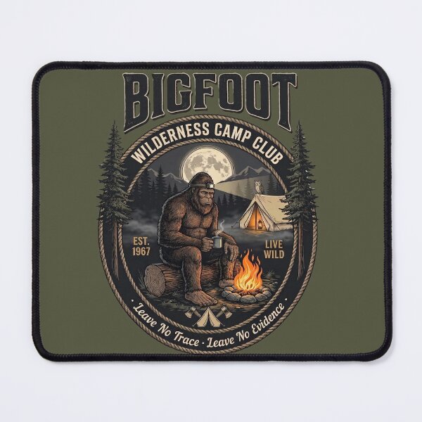 Item preview, Bigfoot Wilderness Camp Club designed and sold by Roy & Tiffany.
