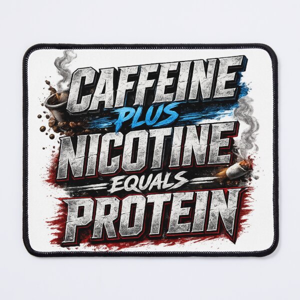 Aperçu de l'œuvre Caféine + Nicotine = Protéines créée et vendue par NovLTs.