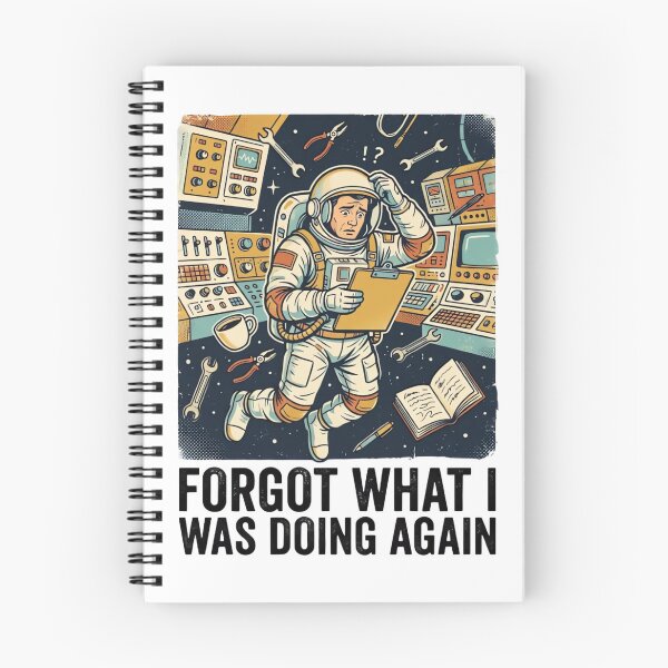 Item preview, Funny Vintage ADHD Astronaut Retro Space T-Shirt designed and sold by urbinet.