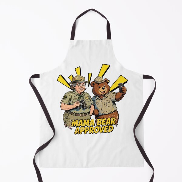 Item preview, Mama Bear Approved Female Park Ranger Selfie Comic Art Woman Park Ranger Gift designed and sold by Neurospicy Trolls.