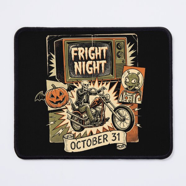 Item preview, Vintage Fright Night Skeleton Bolder Motorcycle Shirt designed and sold by TeNovaStudio.