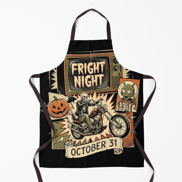 Item preview, Vintage Fright Night Skeleton Bolder Motorcycle Shirt designed and sold by TeNovaStudio.