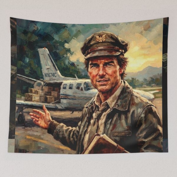 Item preview, American Made Retro Aviation Thriller Tribute Art Poster designed and sold by Art's Diner.