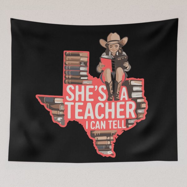 Item preview, Shes A Teacher I Can Tell Western Classroom Art designed and sold by Colorfulman.