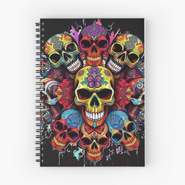 Item preview, Colourful Skulls designed and sold by TheDarkVault.