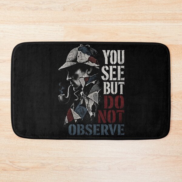 Item preview, Sherlock Holmes You See But Do Not Observe Collage Quote Art designed and sold by Fenay Designs.